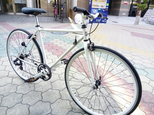 【整備済】オッソ osso　リサイクルクロスバイク　前後タイヤ・チューブ新品