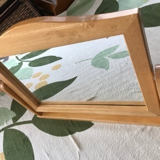 木製フレーム鏡