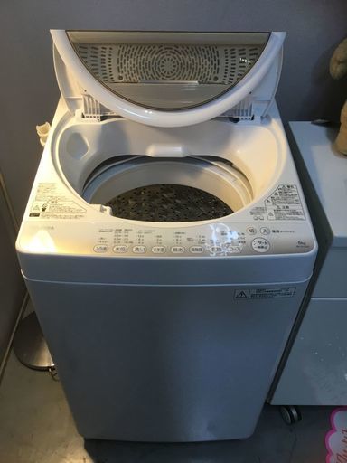 美品！洗濯機 東芝 TOSHIBA AW-6G2 15年製 動作品 6kg