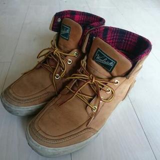 Timberland ハイカットスニーカー “Woolrich”