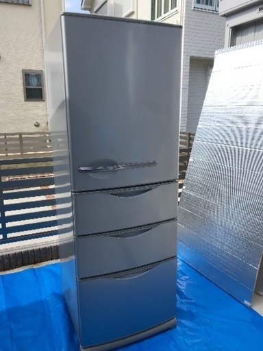 MINORI様御予約中2009年製SANYO大型冷凍冷蔵庫355L。千葉県内配送無料！設置無料！