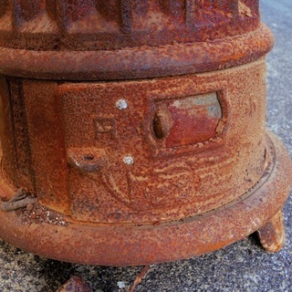 レトロ　ロケットストーブ