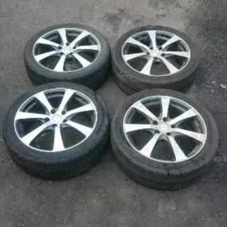 225/45R18　ダンロップホイール＆デジタイヤ　114.3-...