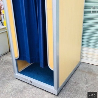 【キャスター付き】フィッティングルーム 試着室 更衣室 個室 岐阜直接引き取り