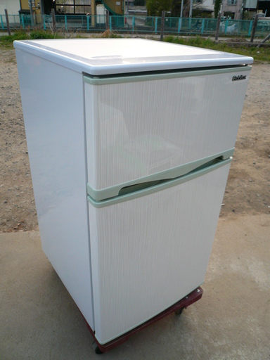 美品 エラヴィタックス ER-107HG 2ドア冷凍冷蔵庫 96リットル