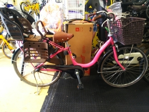 中古モデル　YAMAHA　電動アシスト自転車　　PAS　ナチュラMデラックス　新品6.6Ahバッテリー　　4月15日以降受け渡し