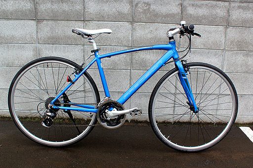 札幌 引き取り PRECISION SPORTS/プレシジョンスポーツ クロスバイク ブルー 3×8段変速 28インチ 自転車 サイクリング