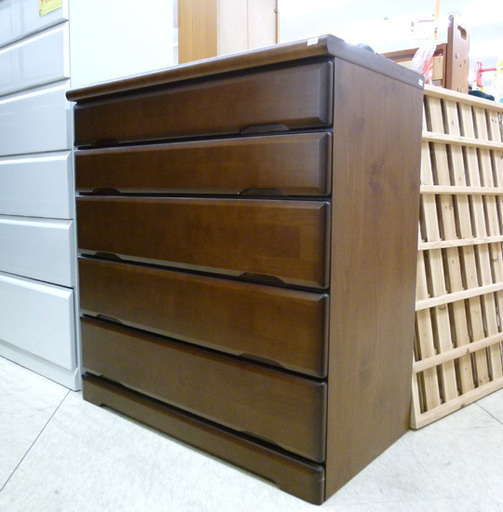 7段チェスト 整理タンス おやこ鹿の家具 85×121cm 西宮の沢
