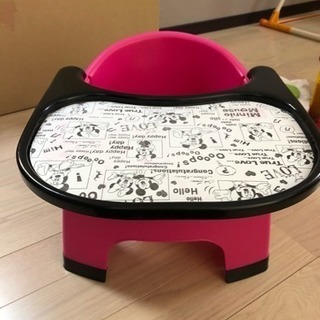 子供用椅子 ディズニー ピンク 食事用