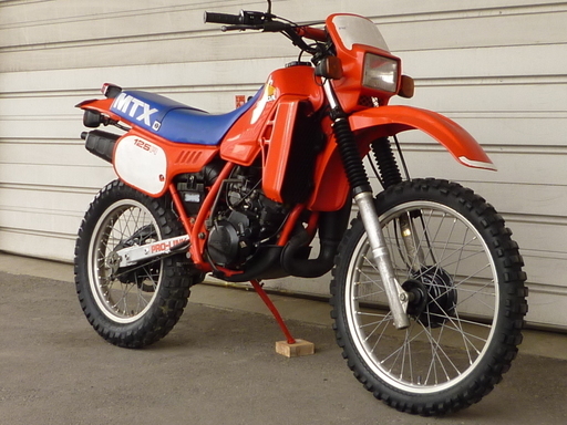 【売約済】絶滅危惧車ｙ ホンダ 原付 ＭＴX125Ｒ 希少! 低走行！HONDA最後の公道走れる2ｓｔ125cc ＭＴ6速 CRM KDX TLR XR