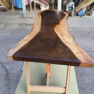 楠 楠の木 一枚板 ダイニングテーブル テーブル