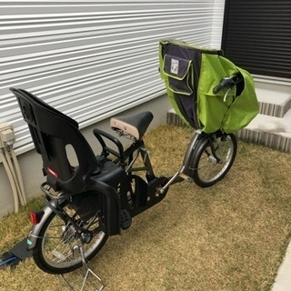 【美品】前後子ども乗せ付自転車