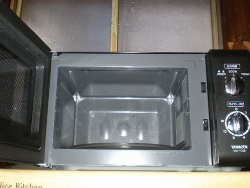 ヤマゼン６０ｈｚ電子レンジブラックボディでかっこいい 中古 わらしべくん 豊田のキッチン家電 電子レンジ の中古あげます 譲ります ジモティーで不用品の処分