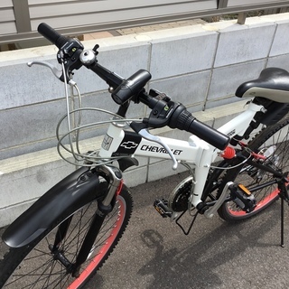 【送料込み】シボレー　マウンテンバイク　折りたたみ自転車 ☆シボレー 折りたたみ自転車 シマノ 18段変速 マウンテン