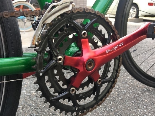 FUJI PALETTE 赤 クロスバイク FUJI フジPALETTE クロスバイク 自転車