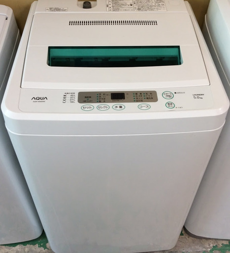 【送料無料・設置無料サービス有り】洗濯機 AQUA AQW-S502 中古