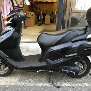 スペイシー100 リアボックス付きで使い勝手抜群