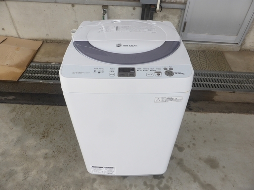 2014年製 5.5kg 洗濯機 シャープ ES-GE55N（No59）