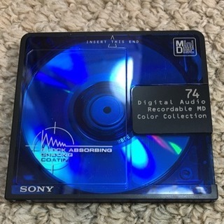 MDディスク（新品・ソニー製・74分×9枚）未開封7枚・開封済み2枚