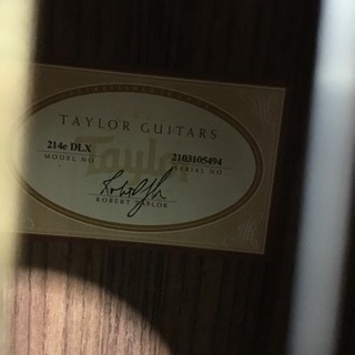 Taylor（テイラー）214eDLX 【良美品】値段交渉可 エレアコ ギター