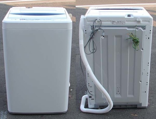 ヤマダ YWM-T50A1 全自動電気洗濯機 HERB Relax 5kg 2017年製 状態良