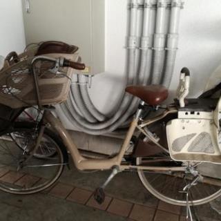 子供乗せ自転車☆3人乗り☆アンジェリーノ☆ベージュ