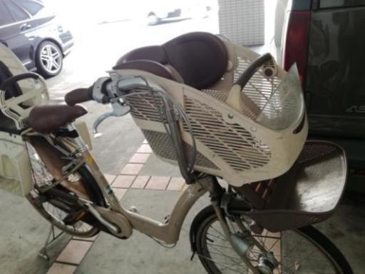 子供乗せ自転車☆3人乗り☆アンジェリーノ☆ベージュ