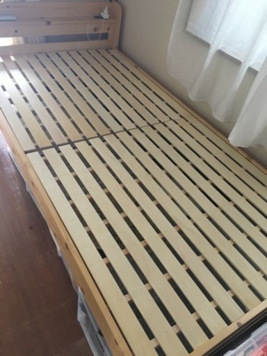 ★美品！パイン材のベッド★