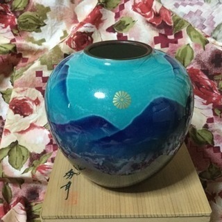 ⭐️九谷焼 秀幸    花瓶⭐️