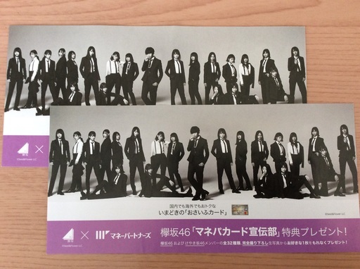 【入手困難】欅坂46・けやき坂46生写真♡41種類から1枚選択可♡マネパカードノベルティ1枚