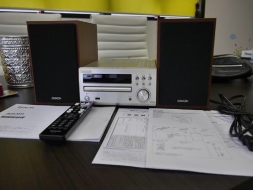 ミニコンポ DENON 超美品 取説あり リモコン新品