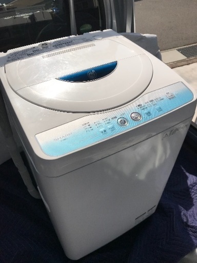 2022人気No.1の 中田様御予約中2012年製シャープ全自動洗濯機。室内 