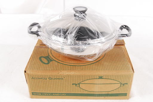 未使用美品　Amway Queen　アムウェイクイーン　ウォック　両手鍋　30ｃｍ　5.0L