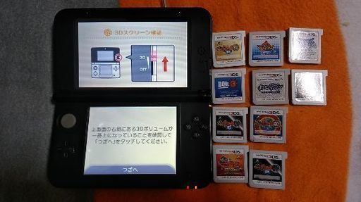 【早期取引求】3DSLL＆ソフト10本セット