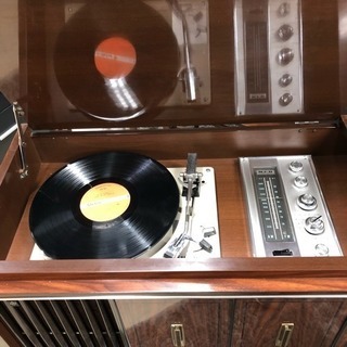 ナショナル 真空管 ステレオ レコードプレーヤー 完動品 SE-6200a