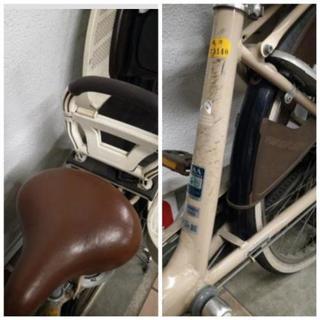 子供乗せ自転車☆3人乗り☆アンジェリーノ☆ベージュ