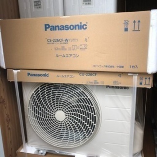 【新品】パナソニック 6畳用エアコン 【標準工事付】税込 期間限定値引！！