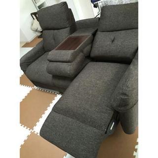 ニトリ 電動リクライニングソファー ブラウン 美品 3