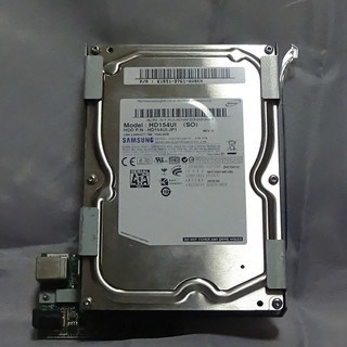 外付けハードディスク　1.5TB（1500GB）バッファロー