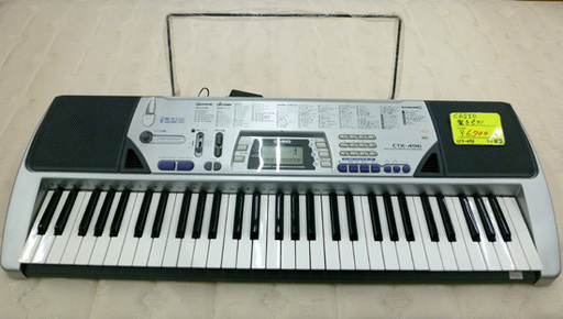 カシオ ベーシックキーボード CTK-496 61鍵盤 西宮の沢