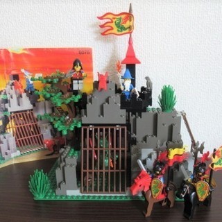 【昔のレゴ】LEGO：お城シリーズ「マジックドラゴンマウンテン：...