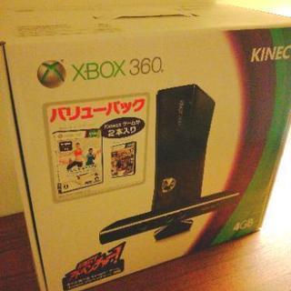 Xbox360本体 + Kinectｾﾝｻｰ (ｿﾌﾄ3本付き)