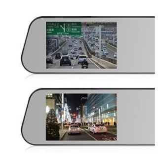 AUTO-VOX M6 4.5インチ ミラーモニター 前後カメラ タッチパネル 1296P FHD バックカメラセット