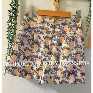 ☆PROPORTION BODY DRESSING☆お花柄ショー...