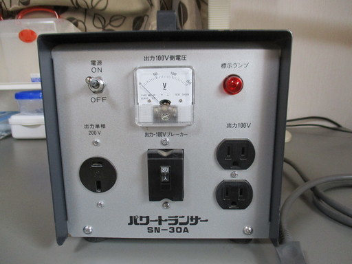 １００Vから２００V昇圧変圧器 (Peko) 伊勢崎のその他の中古あげます 