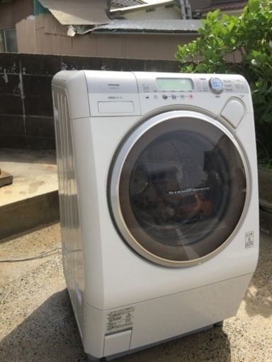 ドラム式全自動電気洗濯機9㌔ 乾燥6㌔