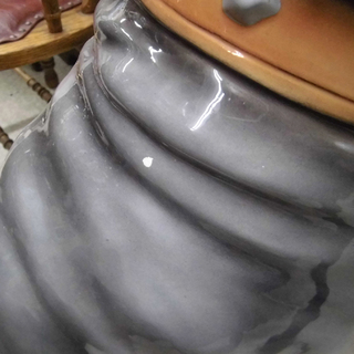 犬の置物 陶器 幅26×奥行40×高さ86(㎝) 札幌 西区 西野