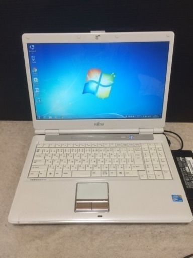 デュアルコア 大画面テンキー付き！Win7\u0026Offce 4G DVD