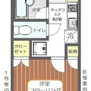 2口コンロ●バス・トイレ別●仲介手数料最大半額です！外国籍の方ご相談可能！の画像