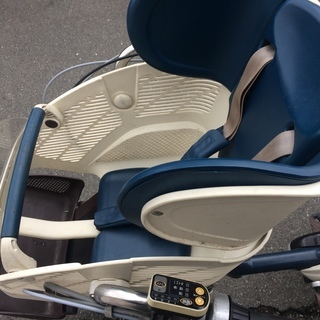 ブリヂストン アンジェリーノ 三人乗り 新基準 子供乗せ 青 6AH キッス